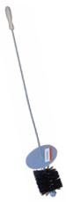 Commercial Floor Drain Cleaning Brush with Splash Guard™ for 3" and 4" drains