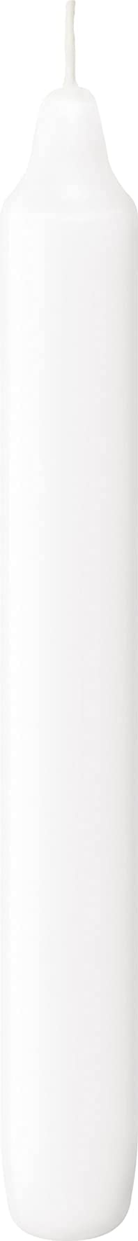 BOLSIUS White Household Candles 7 Inch Dinner Candlesticks - 45 Count Bulk Pack - 6+ Hours Clean Burning - Premium European Quality - Shabbat Candles - No Palm Oil - 0% Animal Fat - Emergency Candles