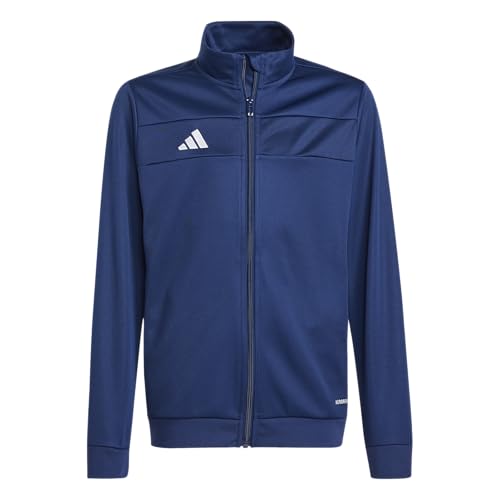 adidas Unisex-Kids Tiro 25 Essentials Training Jacket, Team Navy Blue/White, Medium