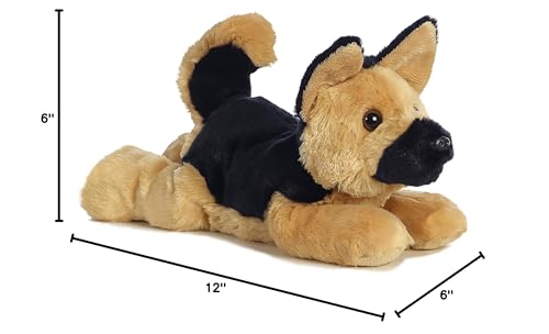 Aurora Bismarck German Shepherd Dog Flopsie Plush Stuffed Animal 12", Medium