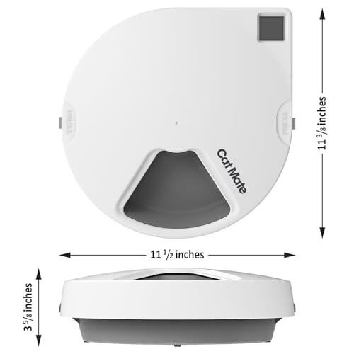 Cat Mate C500 Automatic Pet Feeder with Digital Timer for Cats and Small Dogs