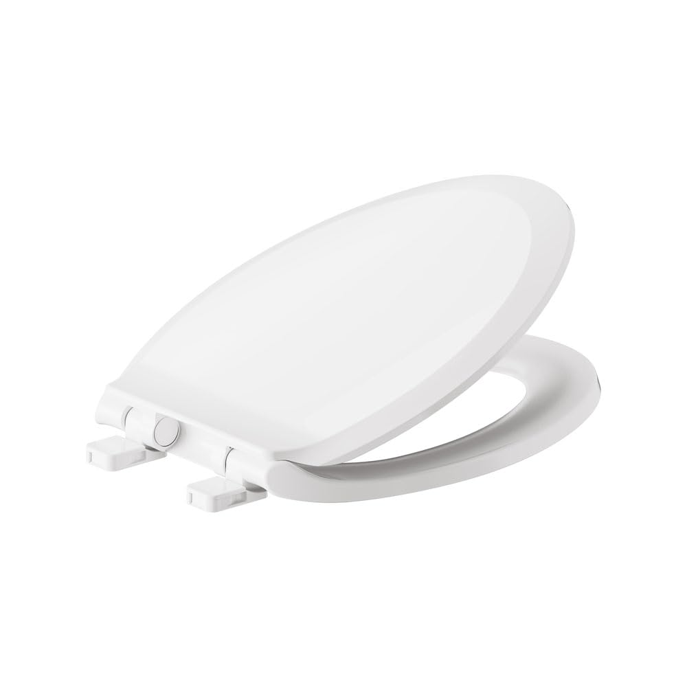 American Standard 5503A00B.020 Slow Elongated Closed Front Toilet Seat, White