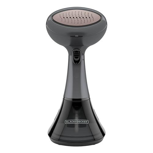 Black+Decker Advanced Handheld Steamer and Press Plate to Remove Wrinkles & Refresh Fabrics, 15-ft. Cord and 3 Attachments for All Your Needs