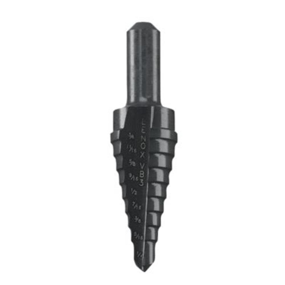 LENOX Tools Step Drill Bit, 1/4-to-3/4-Inch (30883VB3)