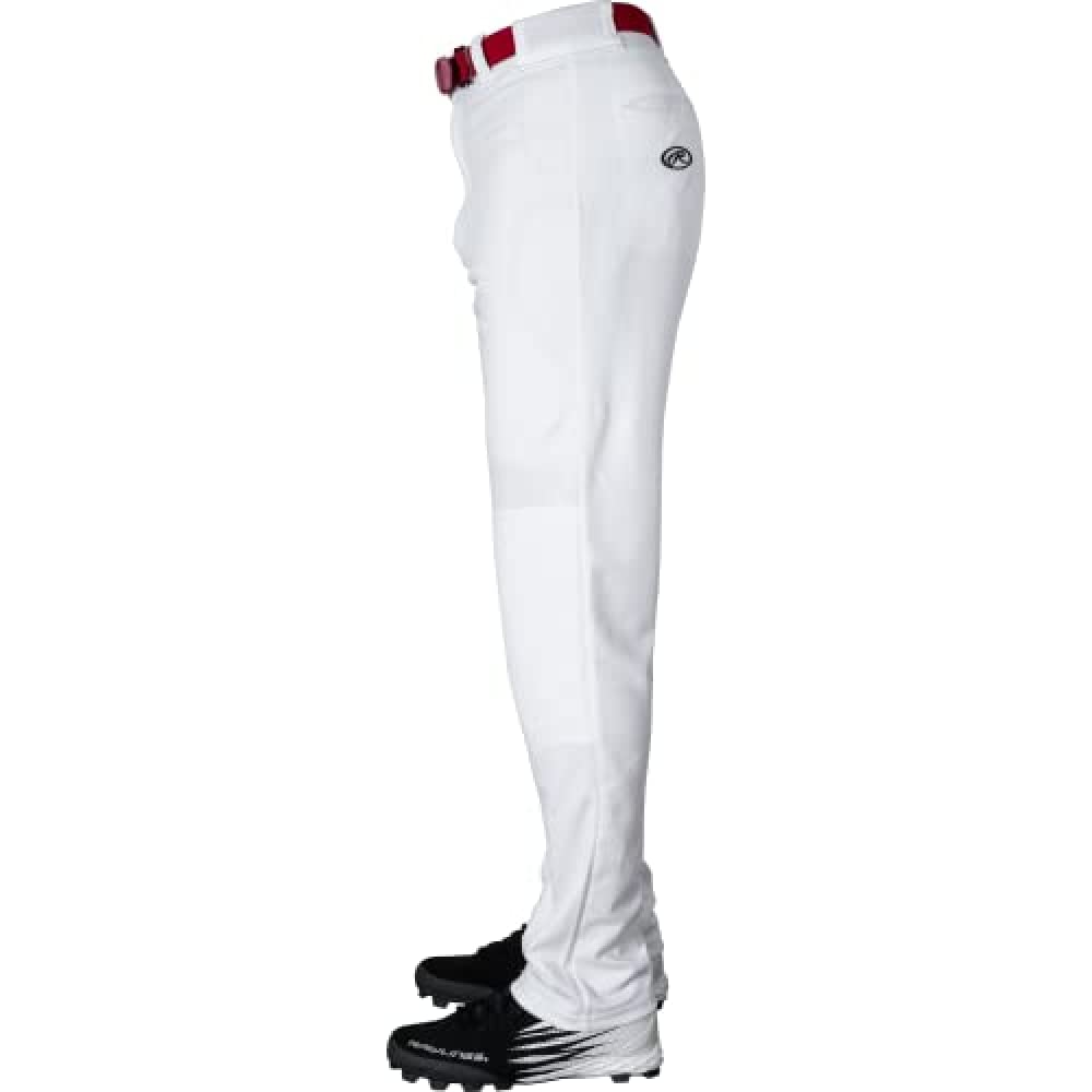 Rawlings Men's Semi-Relaxed Pants, Medium, White