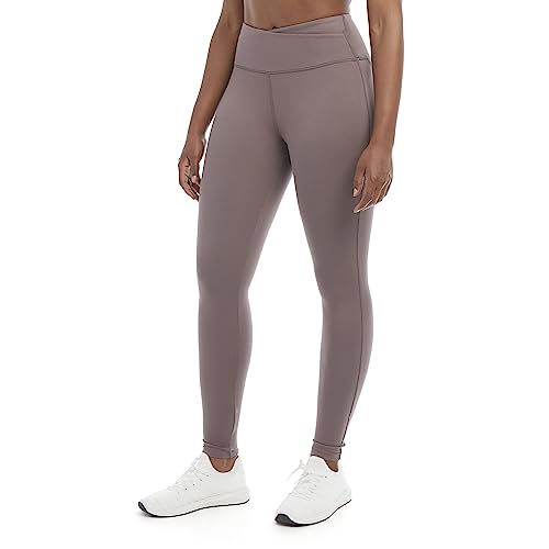 Jockey Women's Wrap Waist Full Length Legging, Plum Truffle, Medium