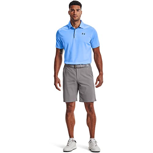 UNDER ARMOUR mens Tech Golf Polo ,(369) Lime Surge / / Black,X-Large Tall