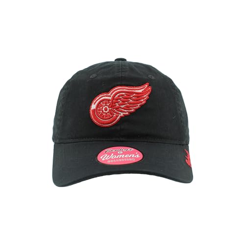 ZHATS Women's NHL Officially Licensed Adjustable Hat Girlfriend Icon Black