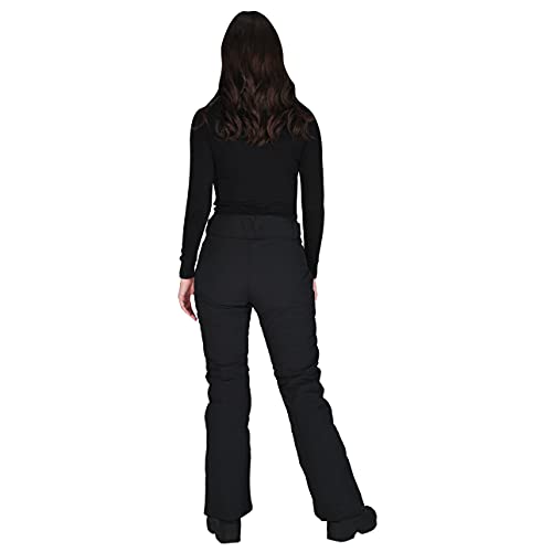 Arctix Women's Mountain Premium Mesh-Lined Snowboard Cargo Pants, Black, X-Small (0-2) Regular