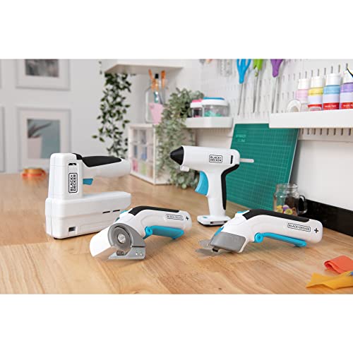 BLACK+DECKER 4V MAX Cordless, USB Rechargeable, Electric Fabric Scissors (BCSC115FF)