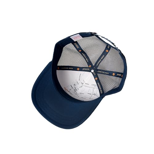 pistil Men's Neighborhood Trucker Hat, Navy, One Size