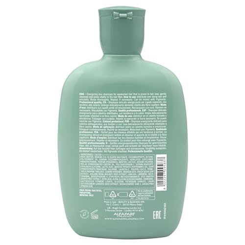 Alfaparf Milano Semi di Lino Scalp Renew Low Shampoo - Enhances Follicle Vitality and Scalp Balance - Flax Seed and Antioxidant Formula - 250 ml
