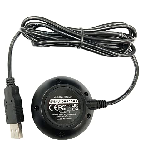 GlobalSat BU-353N USB GPS Receiver, Black
