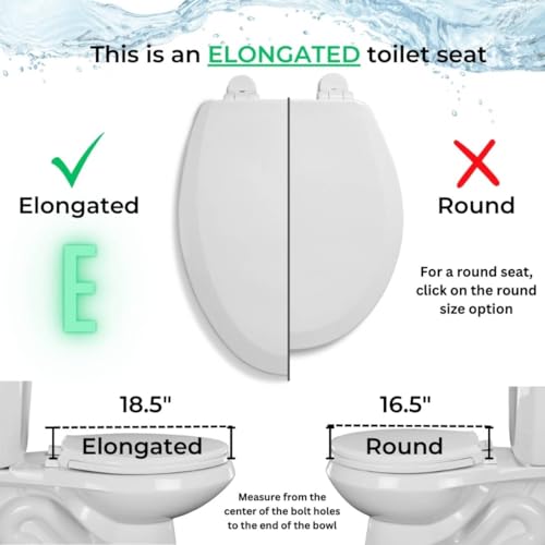 Commercial ADA Compliant 2" Medical Assistance Raised Toilet Seat