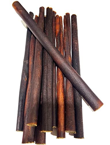 Beef Collagen Sticks for Dogs - Dog Chew Treat - Long Lasting Collagen Chews - 6/12 INCH *(350 Grams) (5-8 Pack 12 INCH)* - NO Odor - Rawhide Free - Bully Stick Alternative Supports Health