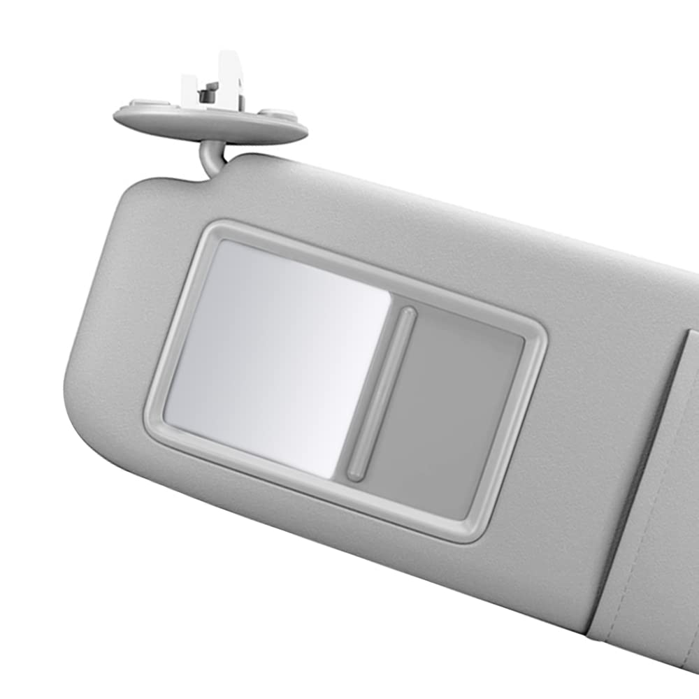 Left Driver Side Sun Visor Replacement for Toyota Venza 2009 2010 2011 2012 2013 2014 2015 2016 with Sunroof and Light (Gray)