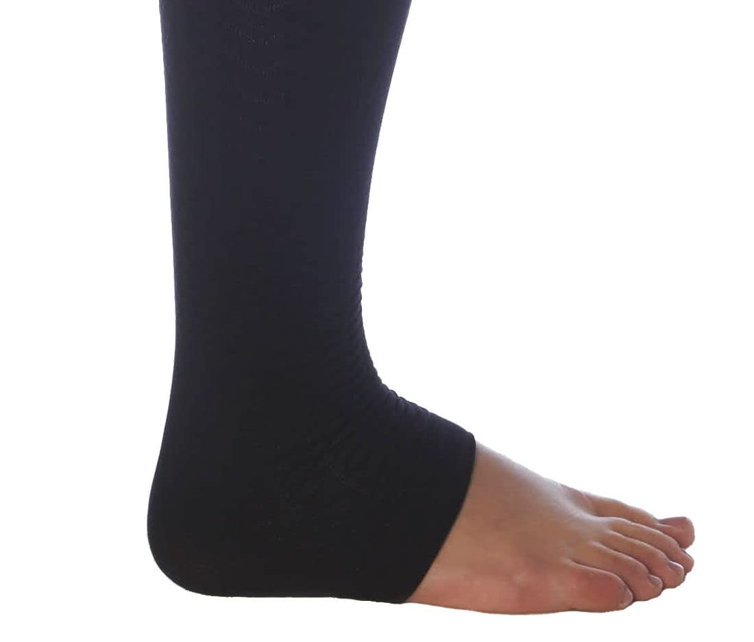 CzSalus Lipedema Lymphedema, POTS Support high Compression Leggins (K2=25-30 mmHg) - (Black, L)
