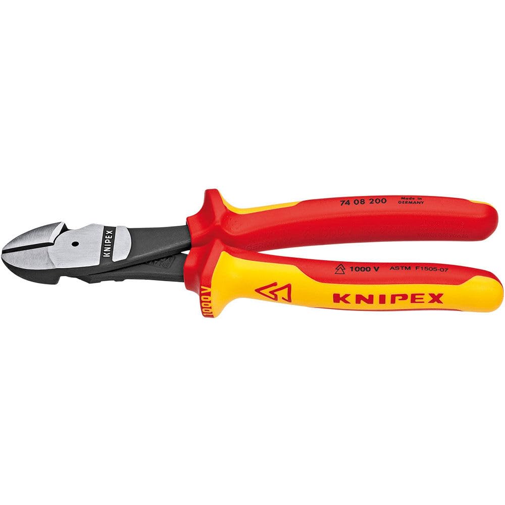 Knipex 7408200SBA 1000-Volt 8-Inch High Leverage Diagonal Cutters
