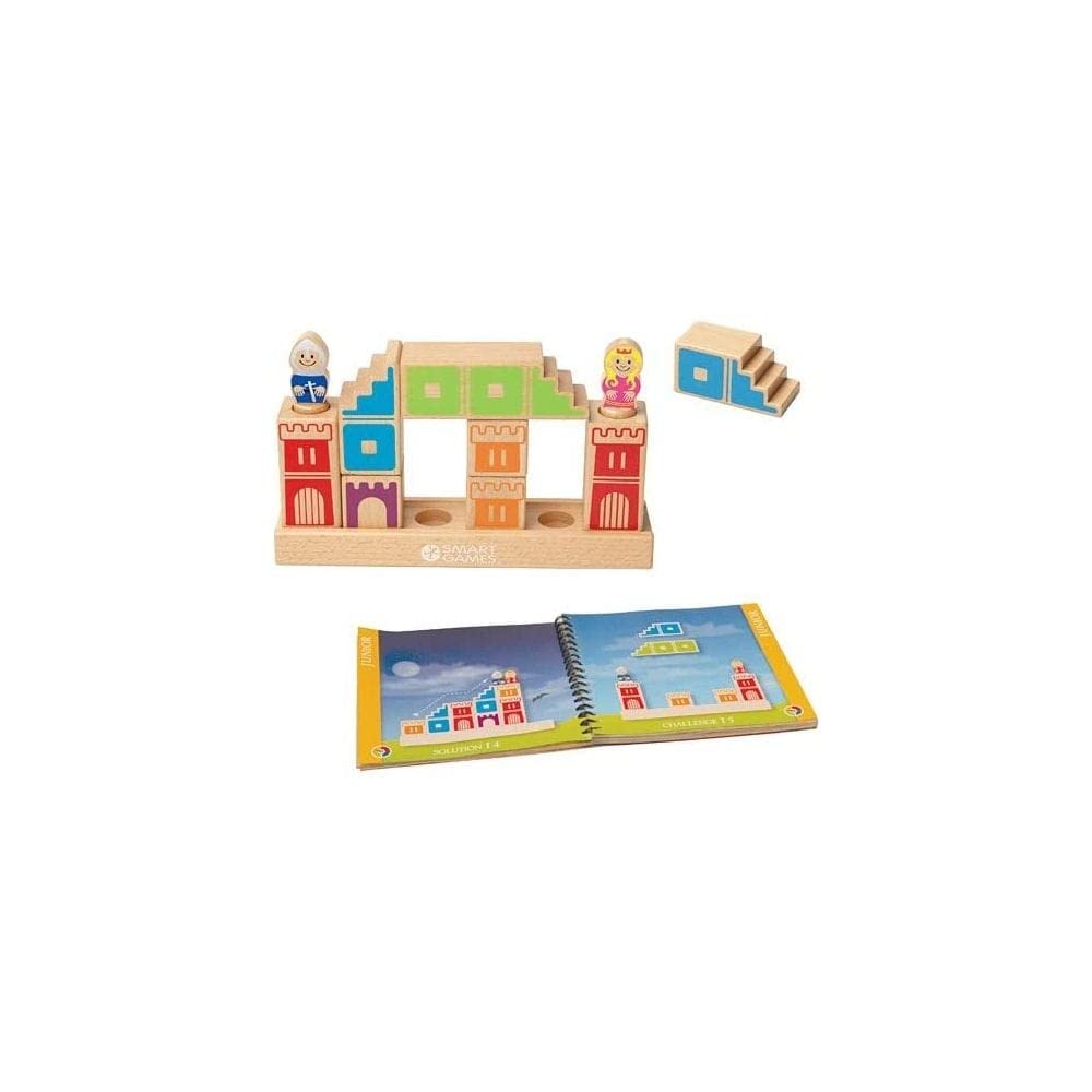 SmartGames - Camelot Junior - Educational Brainstorming - Multi-Level Strategy Game and Skill Building - Logic and Thinking Game - 4 Years + - 1 Player - Multilingual - 518716.