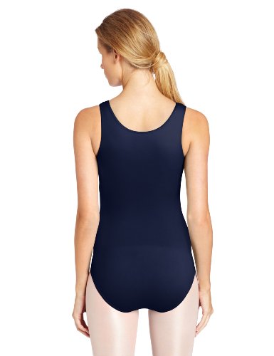 Capezio Women's High-Neck Tank Leotard,Navy,Large