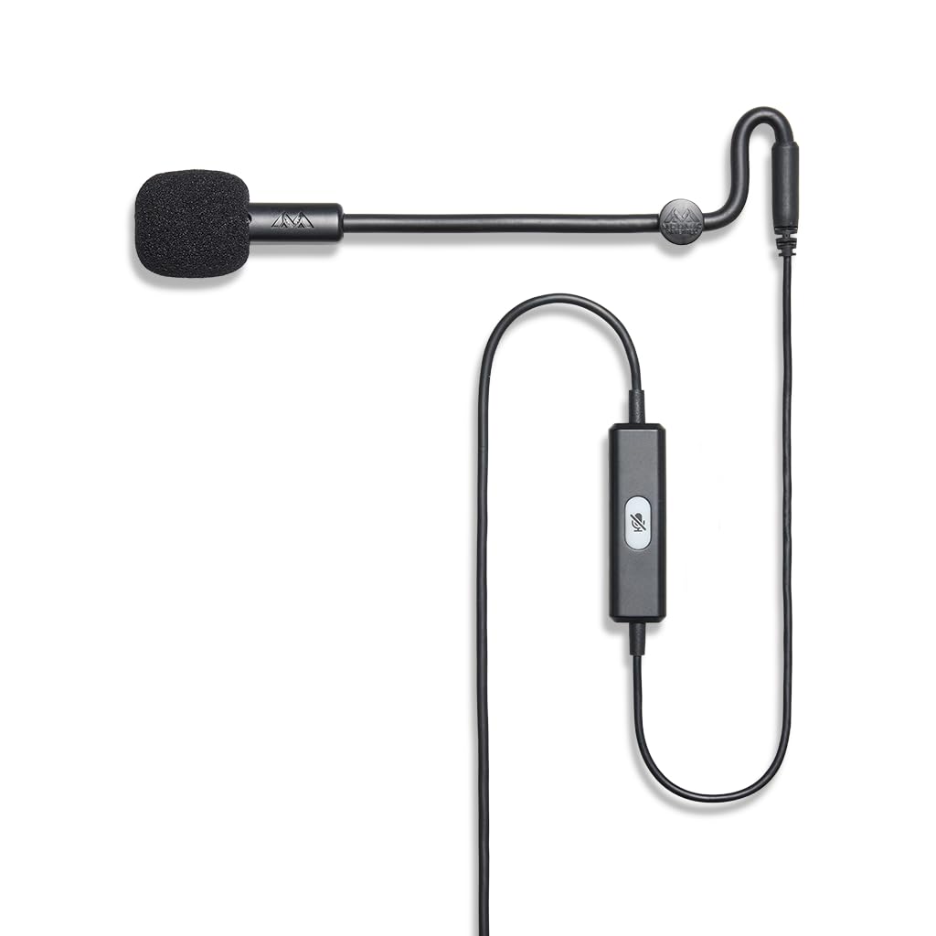Antlion Audio ModMic USB 2 Attachable Noise-Cancelling Microphone with Mute Switch Compatible with PC, PlayStation, and More.