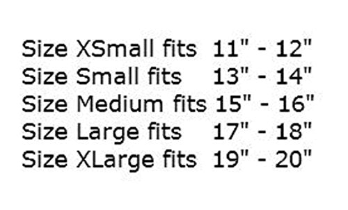 ChokeFree Velpro Mesh Pet Shoulder Harness Collar, 12-Inch, Black