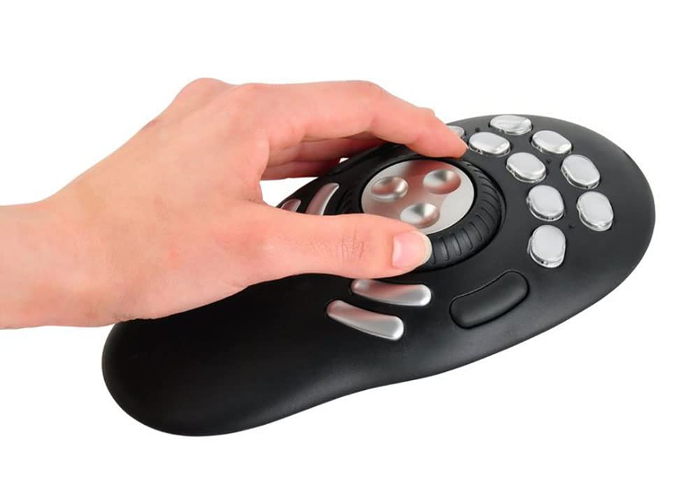 Contour Design Shuttlepro V.2 Programmable Jog Shuttle Multimedia Controller, Bl