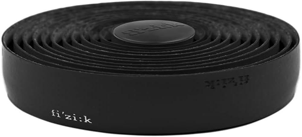 Fizik Terra Microtex Bondcush Gel Backer Tacky - 3mm Bike Handlebar Tape, Black