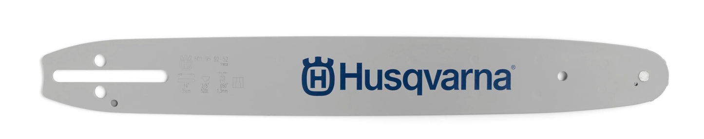 Husqvarna 531300375 14-Inch HL280-52 Lo-Pro Chain Saw Bar, 3/8-Inch by .050-Inch