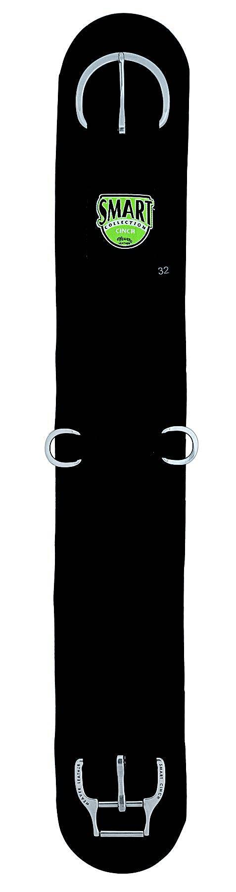 Weaver Leather Neoprene Straight Smart Cinch, Black, 28"