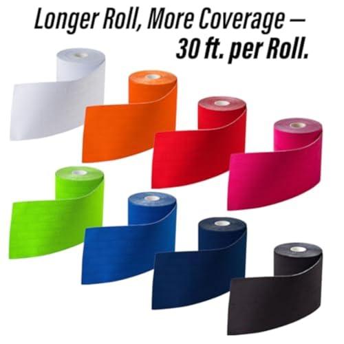 Battle Sports Football Turf Tape - Extra Wide - 30 feet, Waterproof Athletic Tape - Flexible, Breathable, Easy to Cut