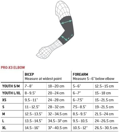 G-Form Pro-X3 Elbow Guards - Mountain Biking Elbow Guards for Athletes - Comfortable & Breathable Elbow Pads for Biking - Elbow Guards for Riding & Other Sports - Black, Youth L/XL