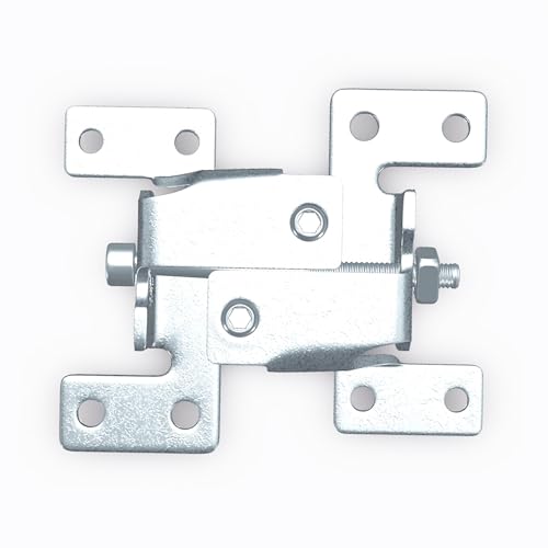 Countertop Joint Fasteners Double Action - 4-Pack, Adjustable Flip Bolt Fastener for Counter-top Table-top Connector Hardware, Miter Draw Bolt Joint Seam Woodwork Surface Connector Kit