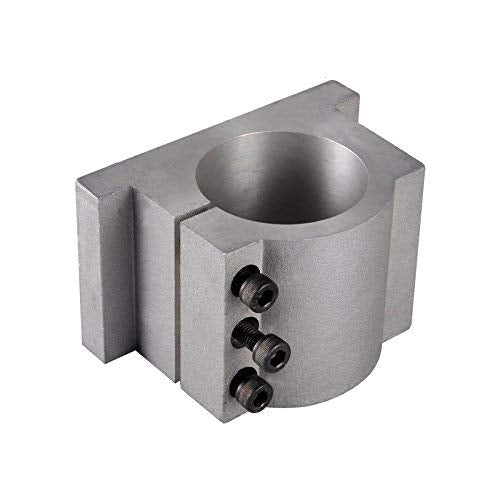 RATTMMOTOR 100mm CNC Spindle Motor Clamp Mount Bracket with 3pcs Screws for CNC Router Engraving Milling Spindle Motor
