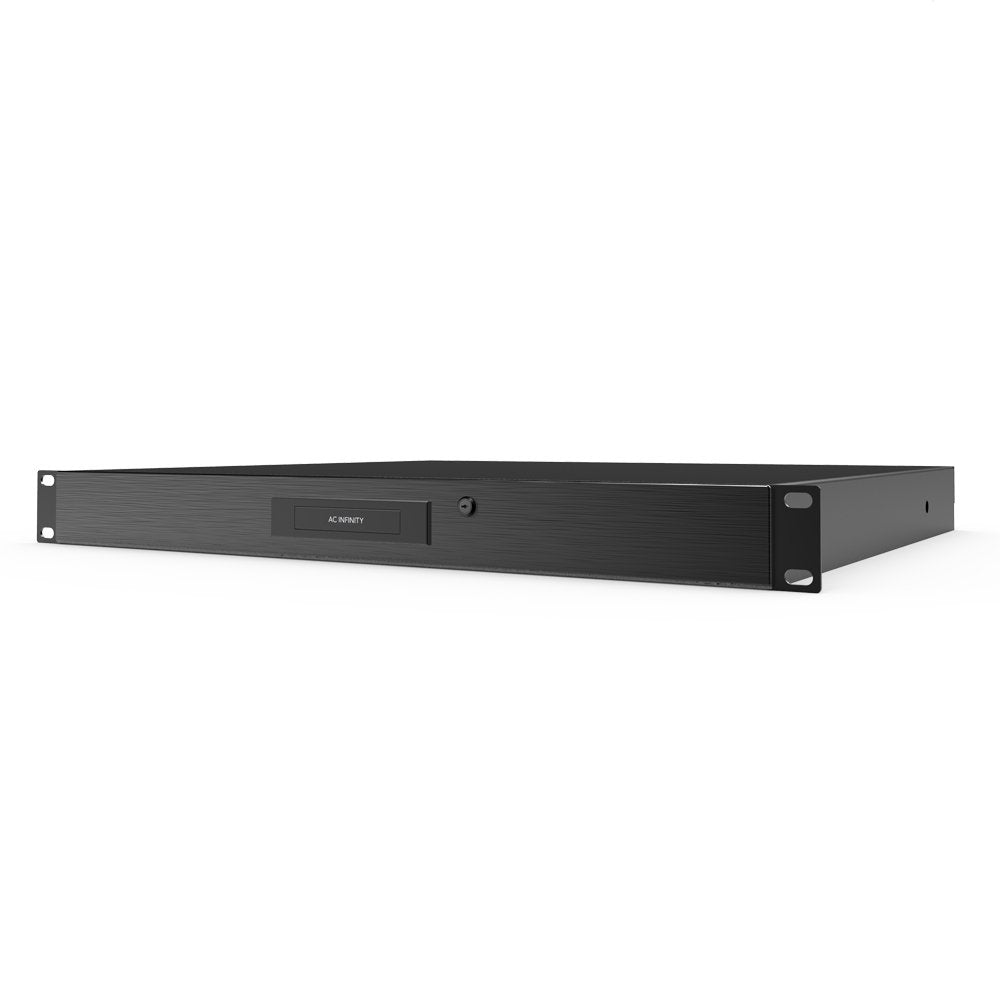 AC Infinity Rack Mount Drawer 1U with Aluminum Faceplate, for 19” Equipment Server AV DJ Cabinets Racks