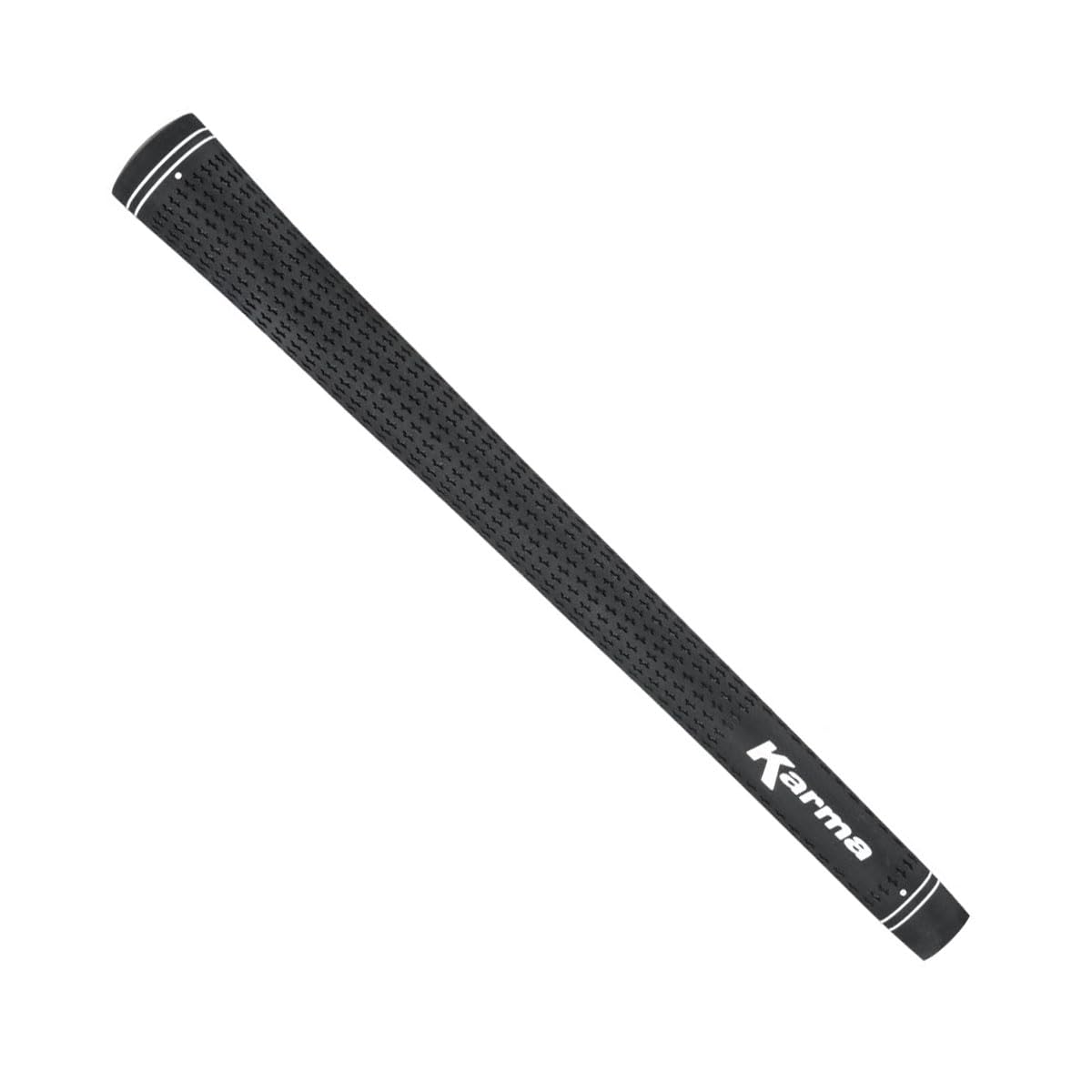 Karma Velour Black Midsize (+1/32") Golf Grips, 13 Pack with 13 Golf Grip Tape Strips