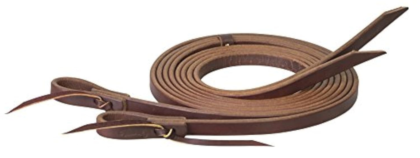 Weaver Leather Working Tack Extra Heavy Harness Split Reins, 5/8" x 7' Golden Chestnut