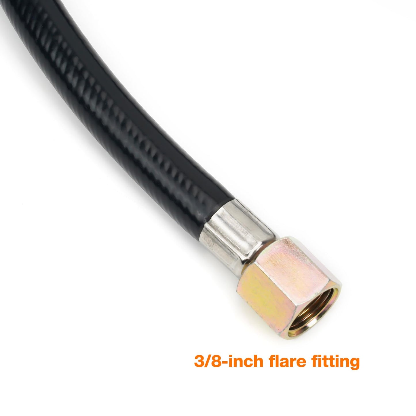 only fire 4Ft 0-30PSI Adjustable Propane Regulator with Tank Gauge QCC-1 Connection Hose for Grills, Turkey Fryers, Burner, Forge, Fire Pit etc