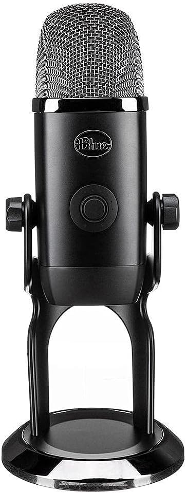 Blue Yeti X Professional Condenser USB Microphone with High-Res Metering, LED Lighting & Blue Voice Effects for Gaming, Streaming & Podcasting On PC & Mac (Renewed)