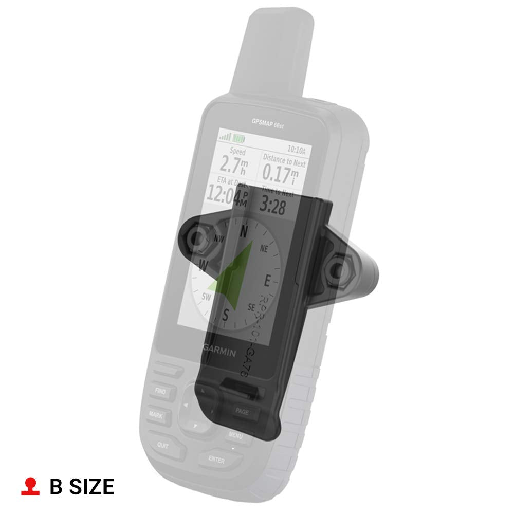 RAM Mounts Spine Clip Holder with Ball for Garmin Handheld Devices RAM-B-202-GA76U with B Size 1" Ball