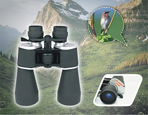 Betaoptics 10-100X68mm Military HD Zoom Binocular, Medium, Black