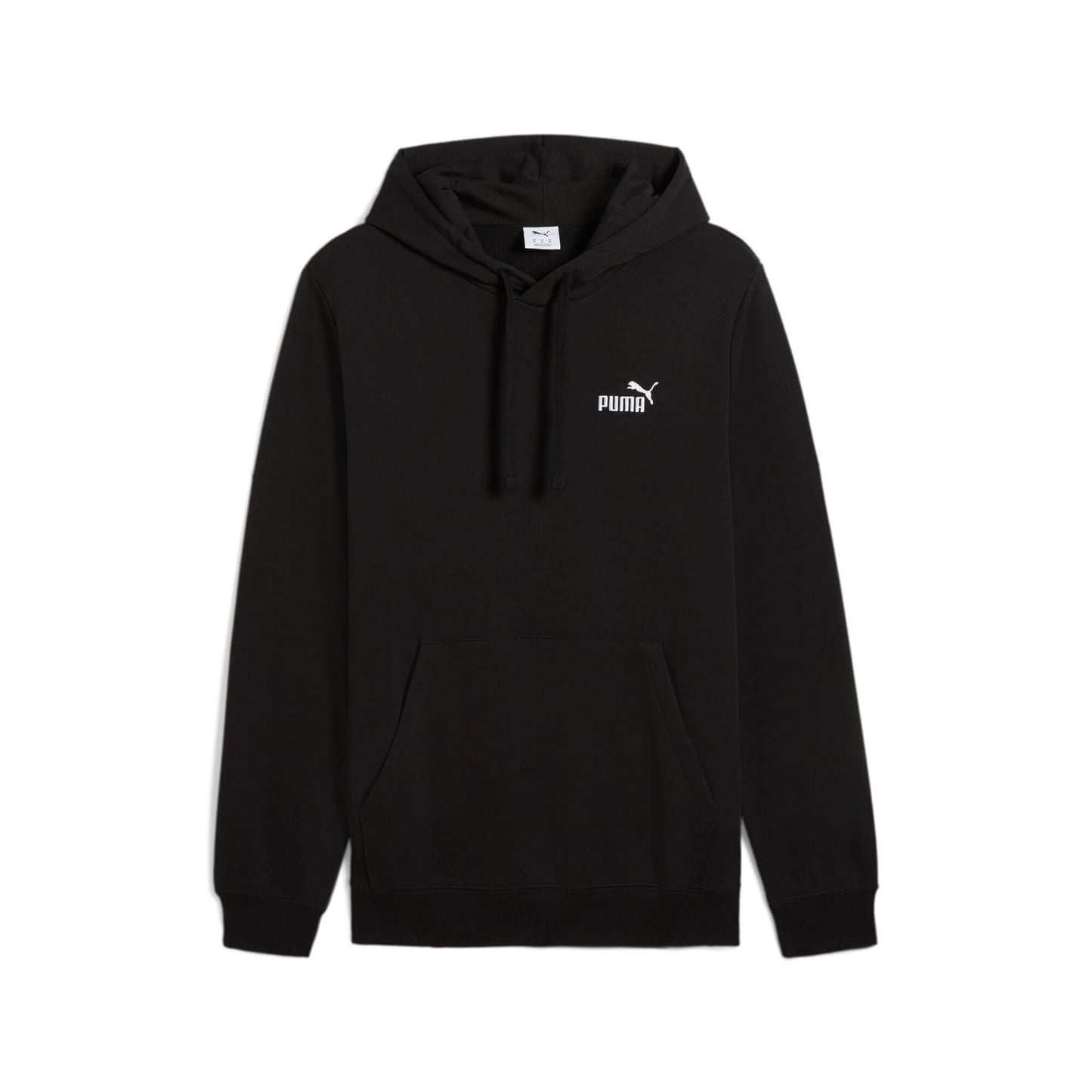 PUMA Men's Essentials Small Logo Fleece Hoodie, Puma Blackss25, X-Large