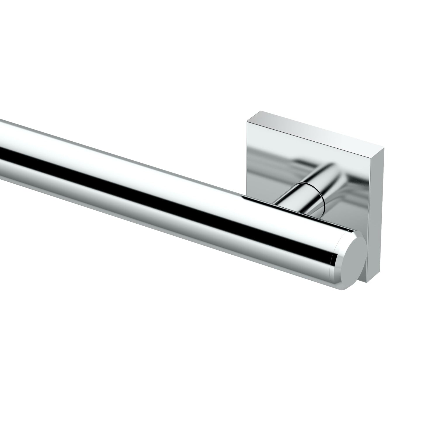 Gatco 940 Elevate 12" L Grab Bar, Chrome/ADA Compliant Stainless Steel Safety Grab Bar for Bathroom