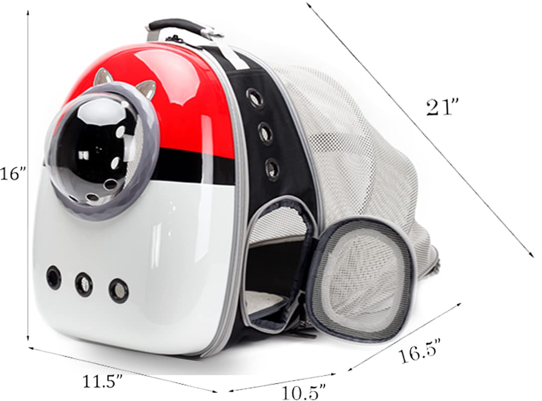 Expandable Cat Backpack Carrier, Backpack for Cats Kitten Small Puppy, Airline Approved Cat Bubble Backpack, Space Capsule Astronaut Carrying Backpack Carrier