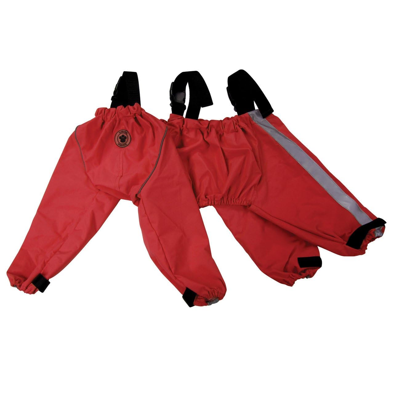 FouFou Dog 62557 Bodyguard Protective All-Weather Dog Pants, X-Large, Red