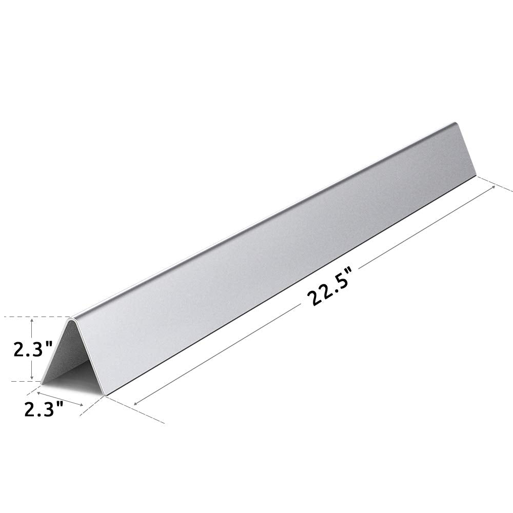 SHINESTAR 7536 7537 Flavorizer Bars, 22.5" Flavorizer Bars Replacement for Weber Genesis Silver/Gold B & C (Side Control), Spirit 300 Series Grill Parts Stainless Steel BBQ Burner Heat Shield 5 Pack
