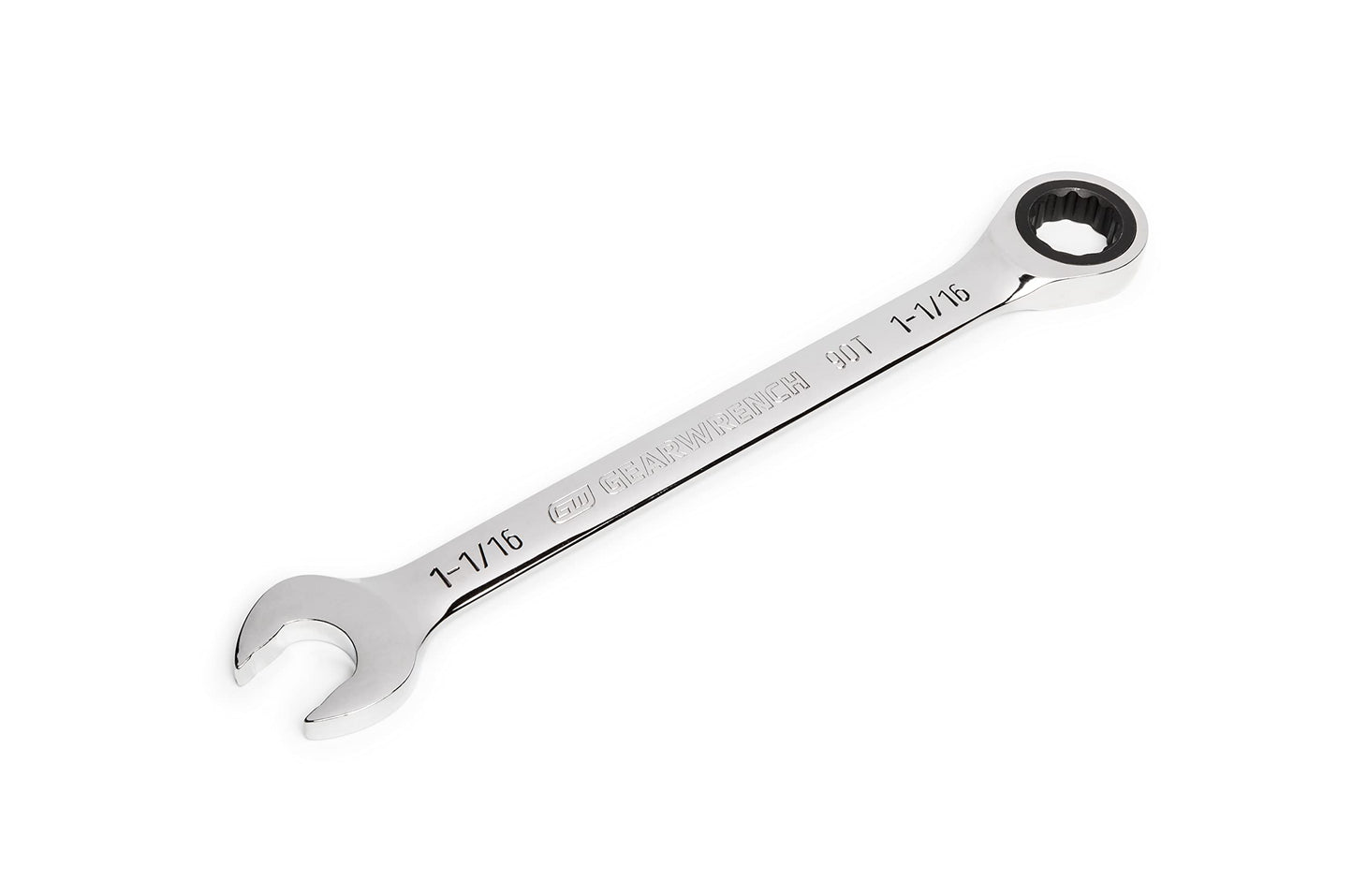 GEARWRENCH 1-1/16" 4 Degree Swing Arch 12 Point Ratcheting Combination Wrench - 86954