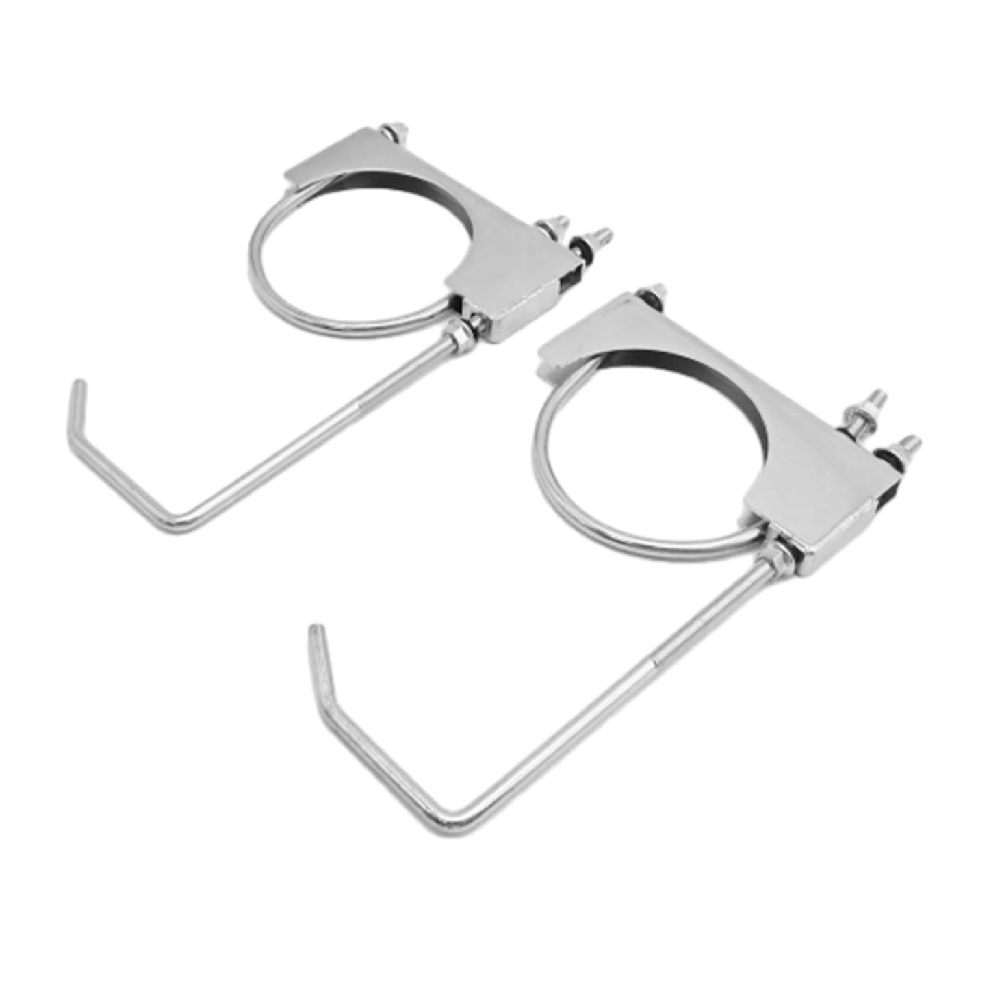 ZUDKSUY 2 Pack 2.5" Universal Exhaust Hanger Exhaust Clamps Exhaust Pipe Bracket with 9.5-Inch Long Muffler Hanger Exhaust Pipe Bracket for Car and Truck Exhaust Pipes