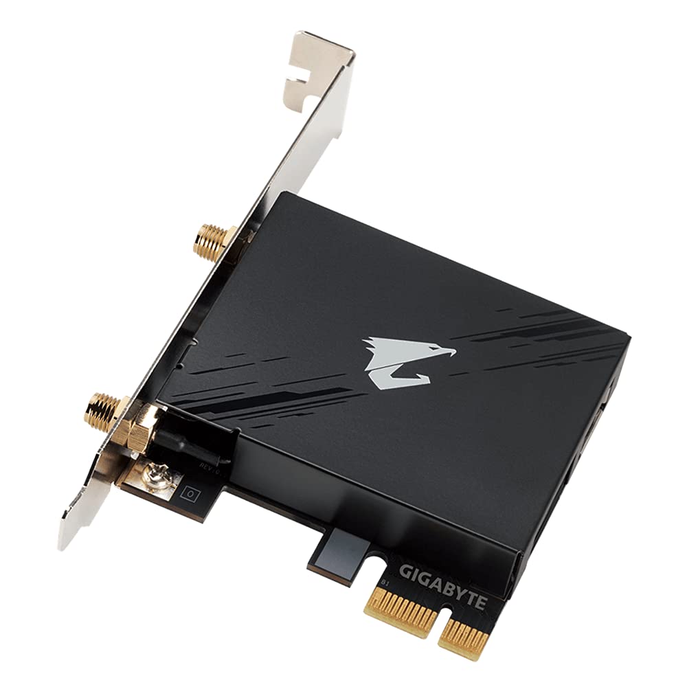 Gigabyte WiFi 6E GC-WBAX210 (2x2 802.11ax/ Tri-Band WiFi/Bluetooth 5.2/ PCIe Expansion Card)
