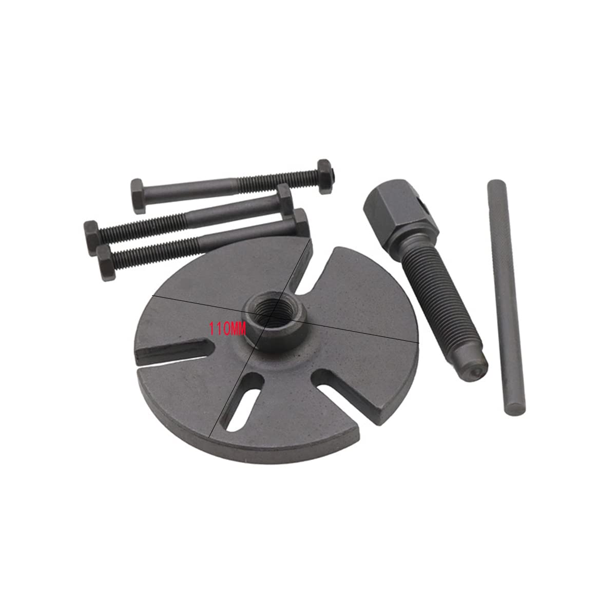 QISF Universal Flywheel Stator Magneto Puller w/Bolts Compatible with Suzuki Yamaha YBR 125 Motorcycle Scooter ATV Dirt Bike and More